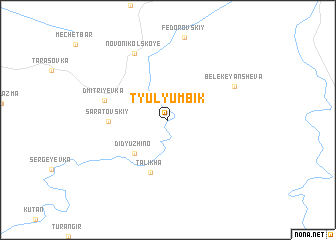 map of Tyulyumbik