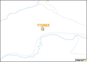 map of Tyumen\