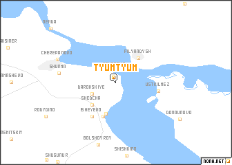 map of Tyum-Tyum