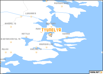 map of Tyunelya