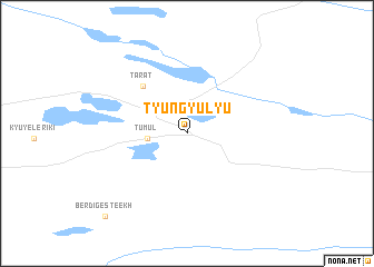 map of Tyungyulyu