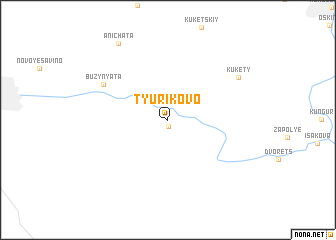 map of Tyurikovo