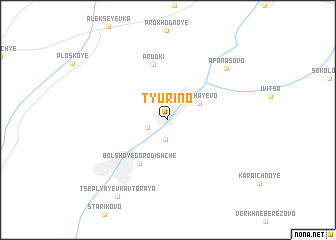 map of Tyurino