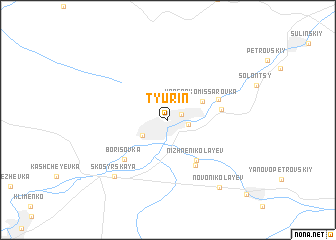 map of Tyurin