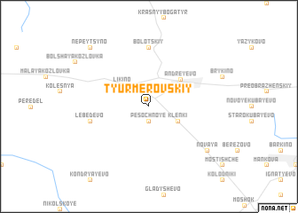 map of Tyurmerovskiy