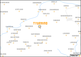 map of Tyurmino