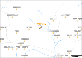 map of Tyusha