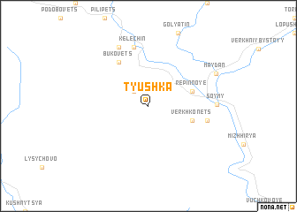 map of Tyushka