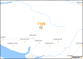 map of Tyus\