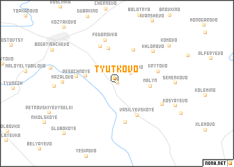 map of Tyut\