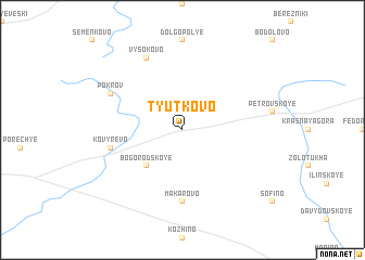 map of Tyut\