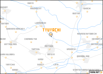 map of Tyuyachi