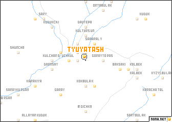 map of Tyuya-Tash