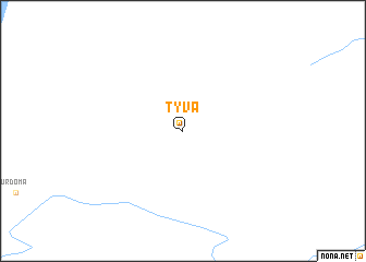 map of Tyva