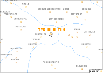 map of Tzajalhucum