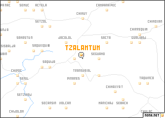 map of Tzalamtum