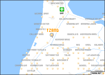 map of ʼt Zand