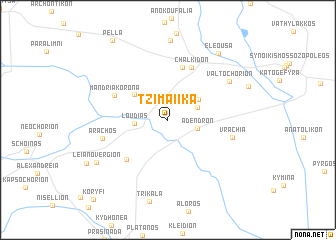 map of Tzimaíika