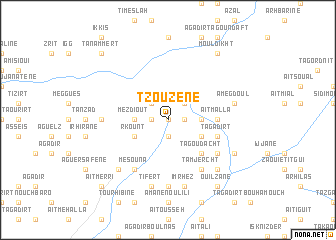 map of Tzouzene