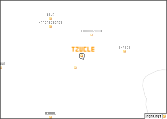 map of Tzucle