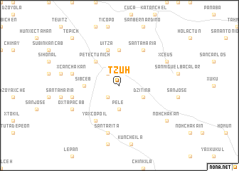 map of Tzuh