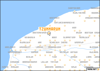 map of Tzummarum