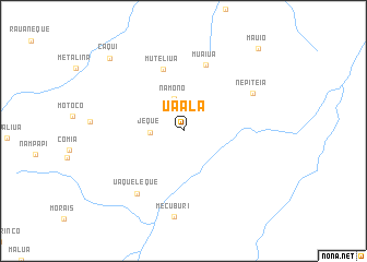 map of Uaala