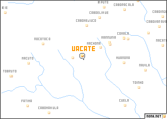 map of Uacate