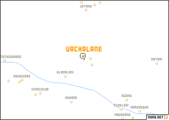 map of Uachalane