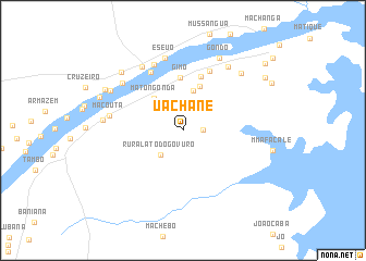 map of Uachane