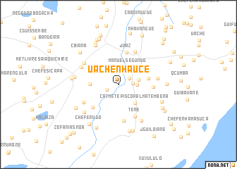 map of Uache Nhaúce