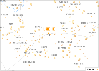 map of Uache
