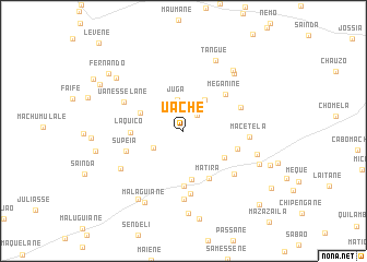 map of Uache