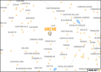 map of Uache