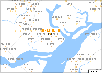 map of Uáchicha