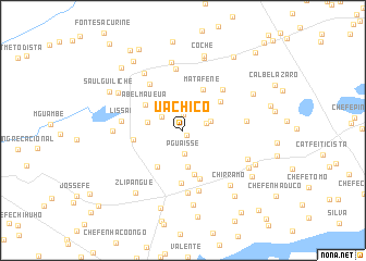 map of Uachiço