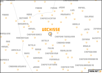 map of Uachisse
