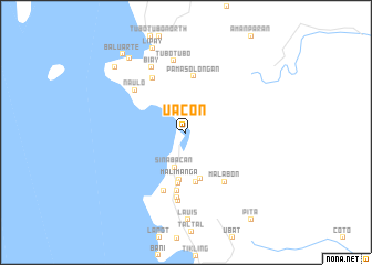 map of Uacon