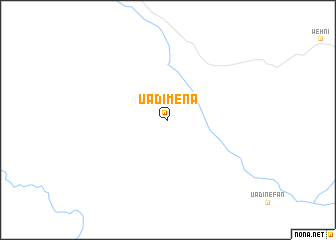 map of Uadi Mena