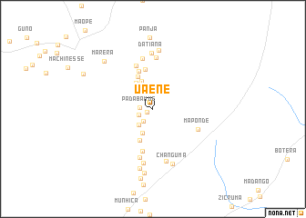 map of Uaene