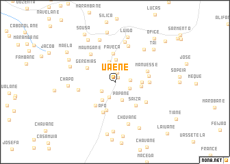 map of Uaene