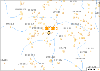 map of Uaicana