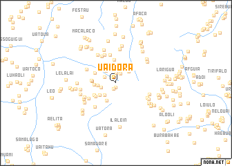 map of Uaidora