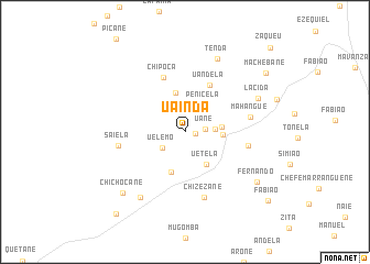 map of Uainda