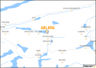 map of Ualand