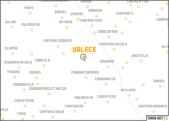 map of Ualece