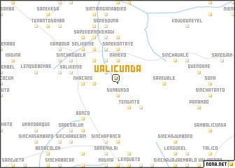 map of Ualicunda