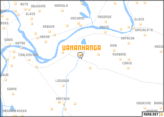 map of Uamanhanga