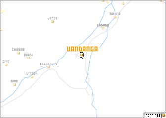 map of Uandanga