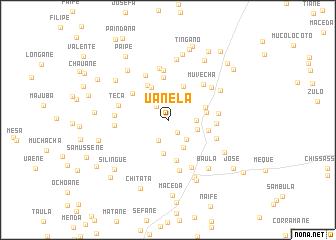 map of Uanela